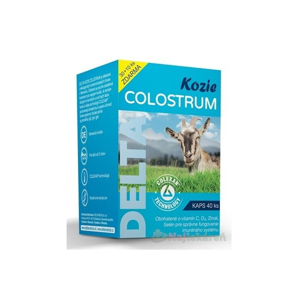 DELTA COLOSTRUM kozie 40 kapslí