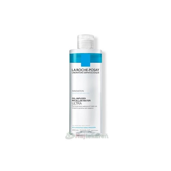 La Roche-Posay dvoufázová micelární voda s olejem 400 ml