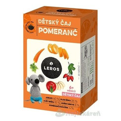 Leros Dětský čaj pomeranč 6+ m 20x2 g