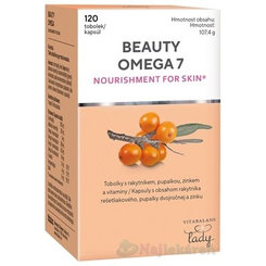 Vitabalans Beauty Omega-7 s rakytníkem 120 kapslí