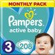 Pampers Active Baby jednorázové pleny 6–10 kg vel. 3 208 ks