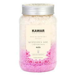 KAWAR koupelová sůl s růží 500 g