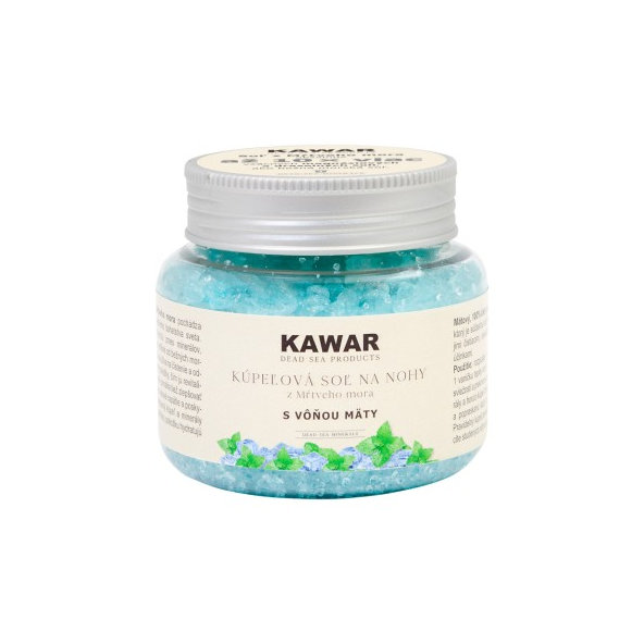 KAWAR koupelová sůl s mátou 250 g