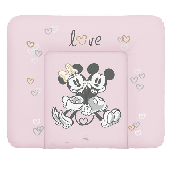 CEBA Přebalovací podložka Disney Minnie & Mickey Pink 85x72 cm