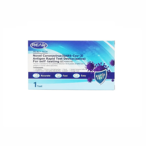 Realy Tech antigenní COVID-19 test ze slin 1 ks