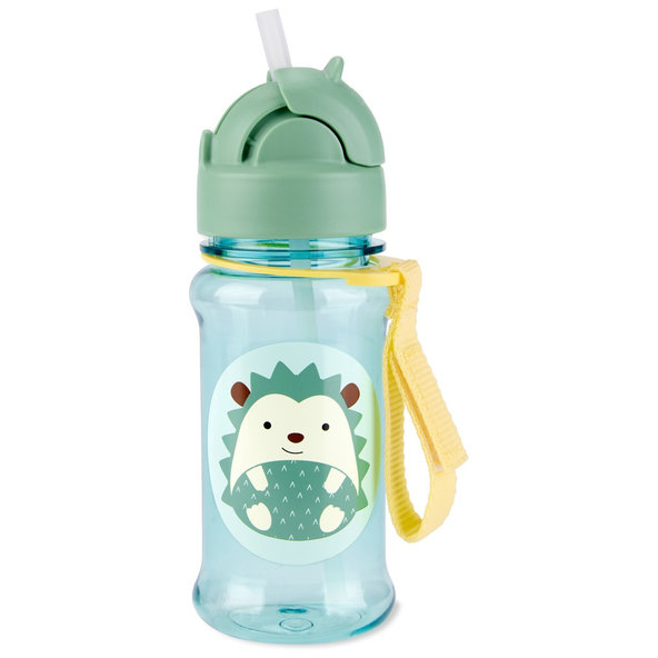 SKIP HOP Zoo tritan láhev s brčkem Ježek 12 m+ 355 ml