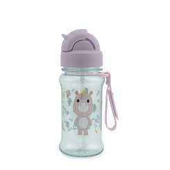 Skip Hop Besties Squad dětská láhev s brčkem jednorožec 355 ml