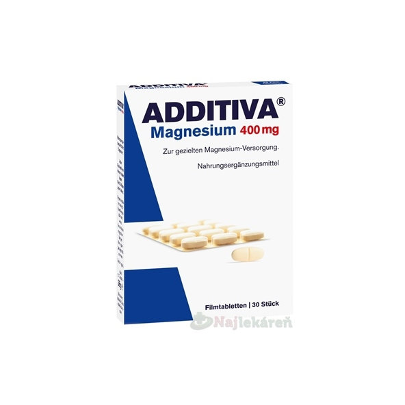 Additiva Magnesium 400 mg 30 sáčků