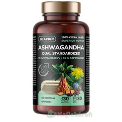 Be a Pro! Ashwagandha Dual Standardized 30 kapslí