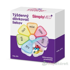 SimplyMED Pill Flower týdenní dávkovač léků