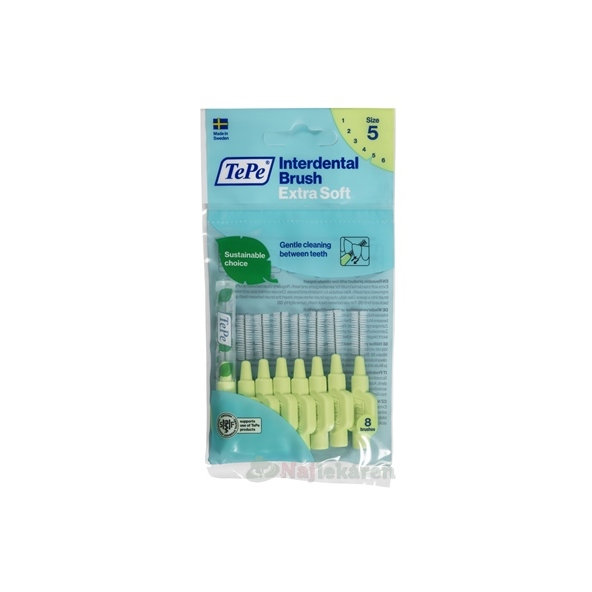 TePe Extra Soft medzizubní kartáčky 0,8 mm 8 ks