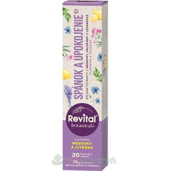 Revital Botanicals Spánek a uklidnění 20 šumivých tablet