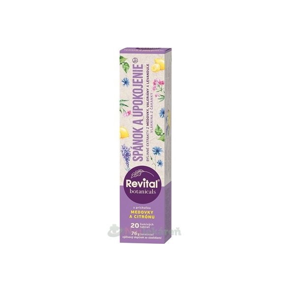 Revital Botanicals Spánek a uklidnění 20 šumivých tablet