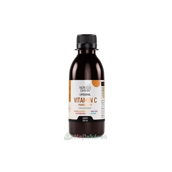 ADELLE DAVIS Lipozomální vitamin C mango 200 ml