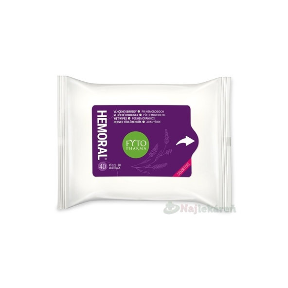 FYTOPHARMA Hemoral vlhčené ubrousky 40 ks
