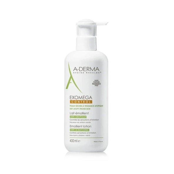 A-DERMA Exomega Control emolienční mléko na atopickou pokožku 400 ml