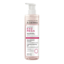 A-DERMA Exomega zklidňující čisticí gel pro citlivou pokožku 200 ml