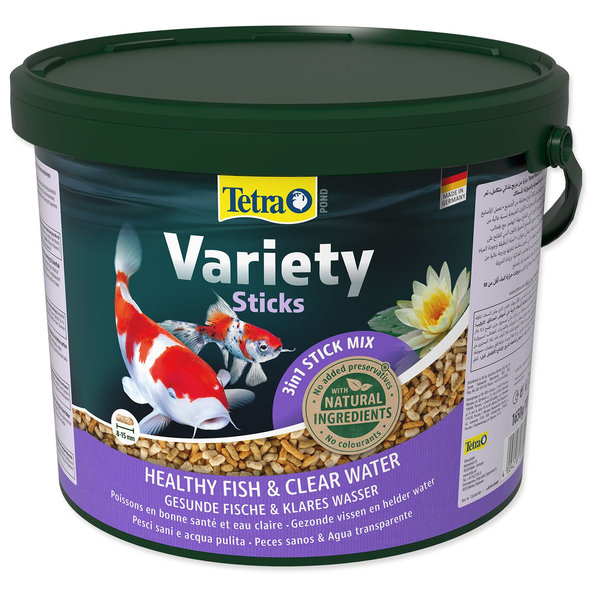 Tetra Pond Variety Sticks krmivo pro jezírkové ryby 10 l