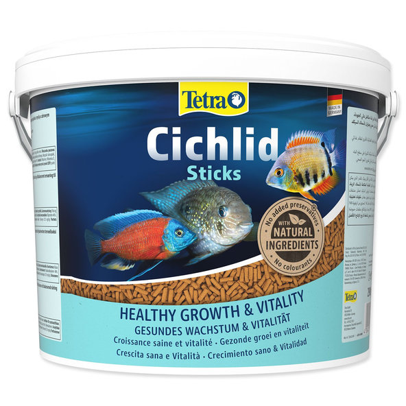 Tetra Cichlid Sticks krmivo pro cichlidy 10 l