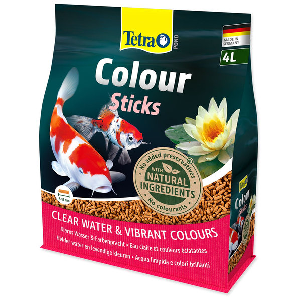 Tetra Pond Colour Sticks krmivo pro jezírkové ryby 4 l
