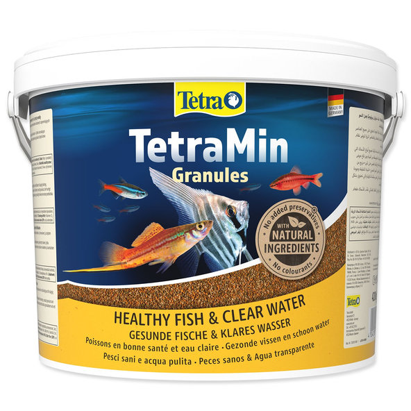 Tetra Min Granules granulované krmivo pro akvarijní ryby 10 l