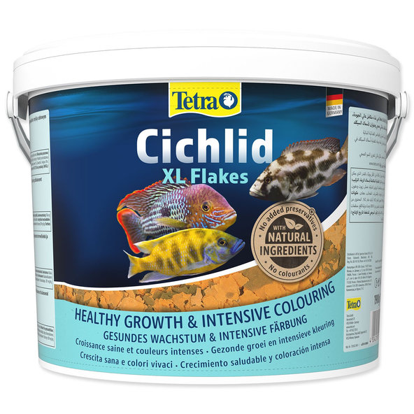 Tetra Cichlid XL vločkové krmivo pro cichlidy 10 l