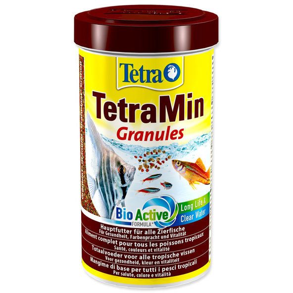 Tetra Min Granules granulované krmivo pro akvarijní ryby 500 ml