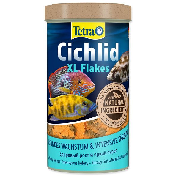 Tetra Cichlid XL vločkové krmivo 500 ml