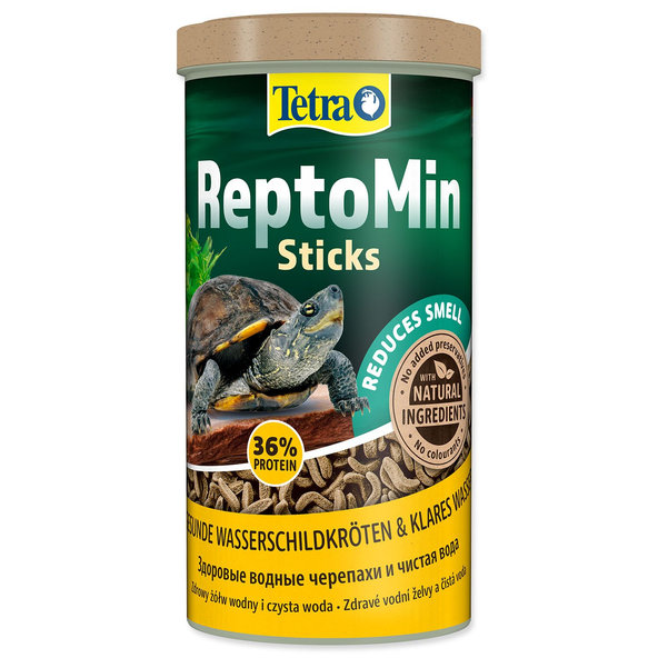 Tetra ReptoMin Sticks krmivo pro vodní želvy 1 l