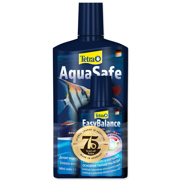 Tetra AquaSafe 500 ml + FilterActive 100 ml zdarma