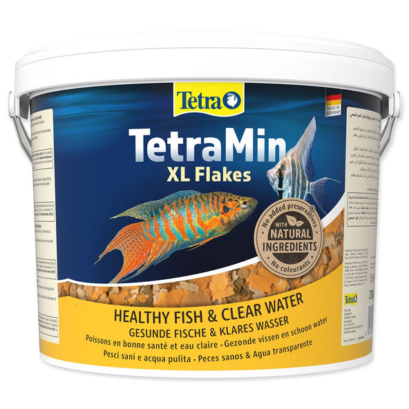 Tetra Min XL vločkové krmivo pro okrasné ryby 10 l