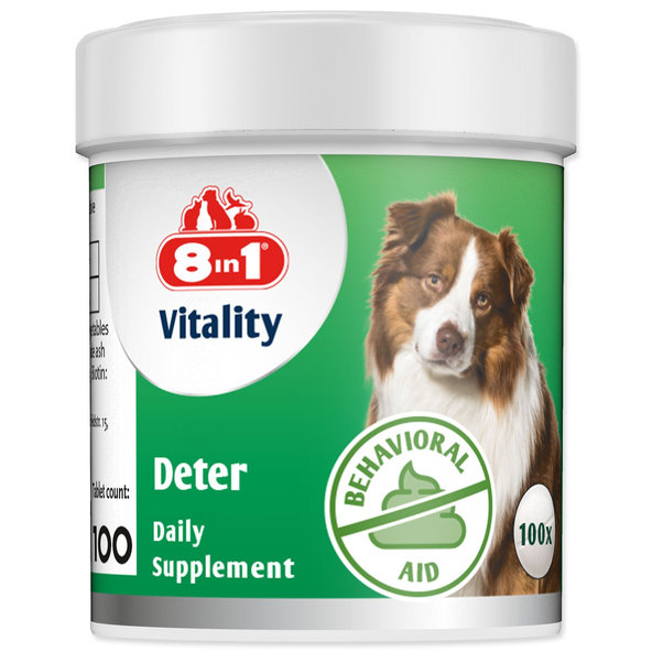 8in1 Vitality Deter tablety pro psy 100 tablet