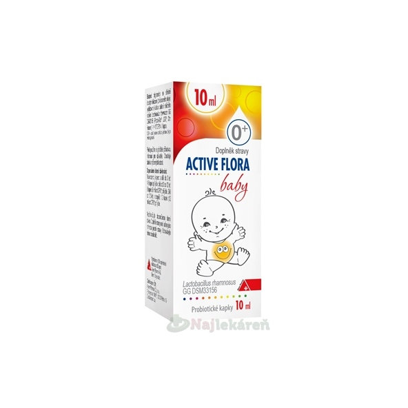 Active Flora Baby kvapky pre deti 0m+ 10 ml
