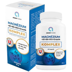 ADAMPharm Hořčík s vitaminy B1, B6, B12 a draslíkem Komplex 60 kapslí