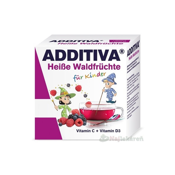 Additiva Horký doušek lesní plody s vitaminy C a D3 10 g 10 sáčků