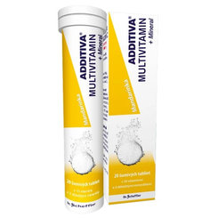 Additiva Multivitamin s minerály mandarinka 20 šumivých tablet