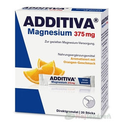 Additiva Magnesium Direct 375 mg pomeranč 20 sáčků