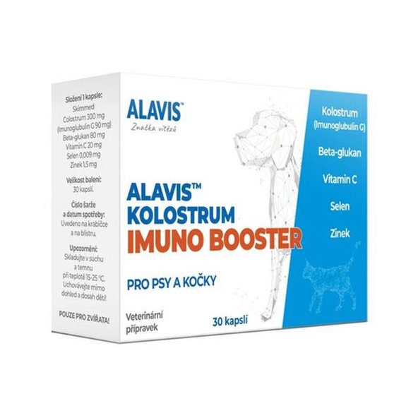 ALAVIS Kolostrum Imuno Booster 30 kapslí