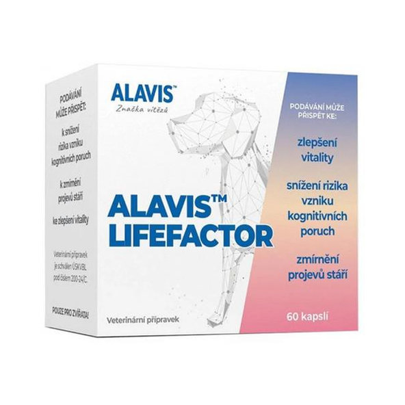 ALAVIS LifeFactor pro vitalitu psů a koček 60 kapslí