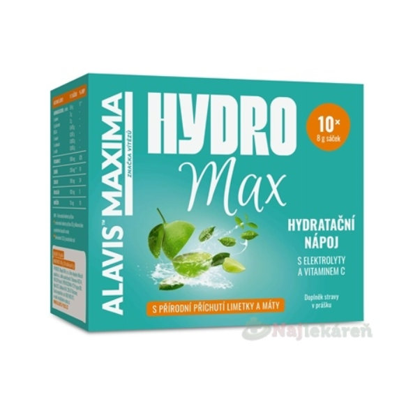 ALAVIS Maxima HydroMax limetka a máta 10 sáčků