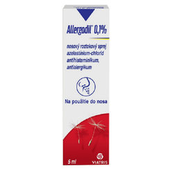 ALLERGODIL 0,1% nosní sprej proti rýmě 5 ml
