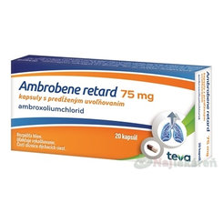 Ambrobene Retard 75 mg 20 kapslí