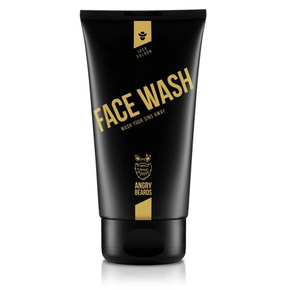 Angry Beards Jack Saloon Čisticí gel na obličej 150 ml