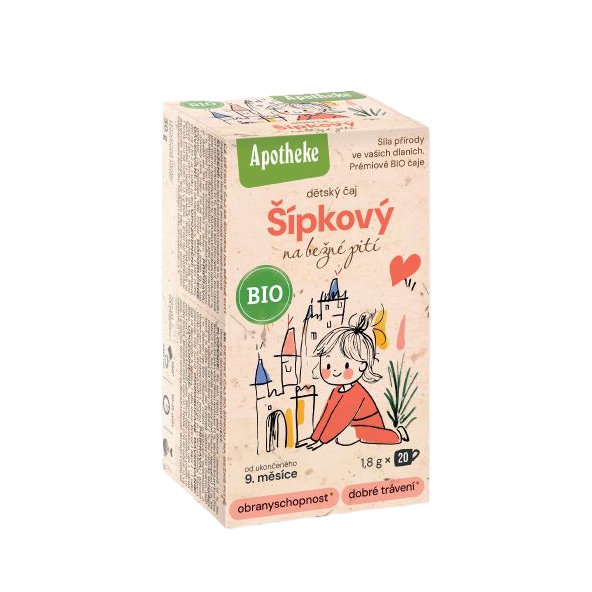 APOTHEKE BIO Dětský šípkový čaj 20×1,8 g