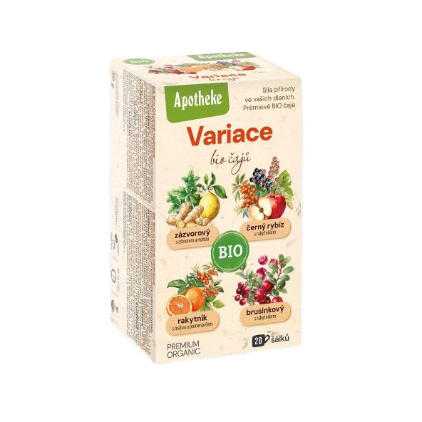APOTHEKE BIO Variace čajů 4v1 20 sáčků
