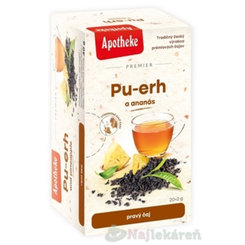 APOTHEKE Premier Pu-erh a ananas černý čaj 20x2 g