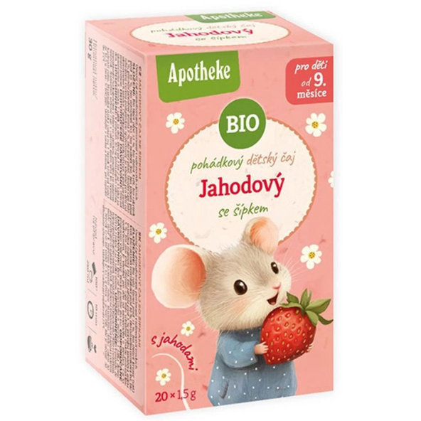 APOTHEKE Rozprávka jahodový se šípky BIO čaj 20x1,5 g