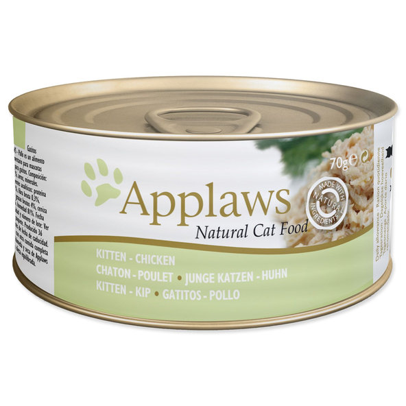 Applaws Kitten konzerva pro kočky Chicken v želé 70 g