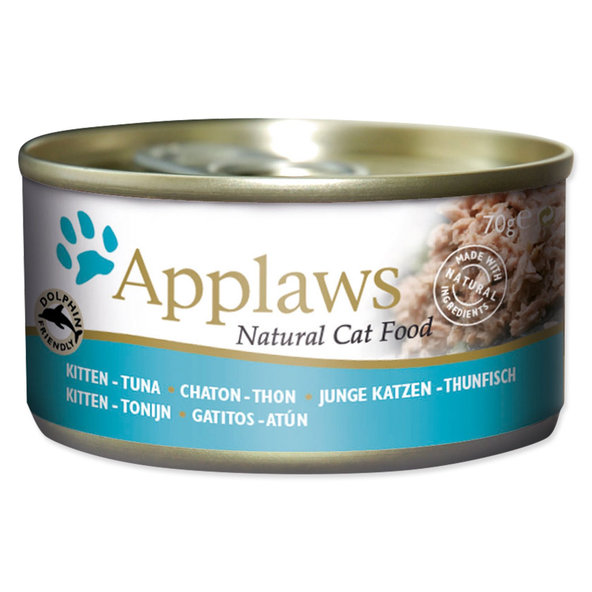 Applaws Kitten konzerva pro kočky Tuna Fillet v želé 70 g