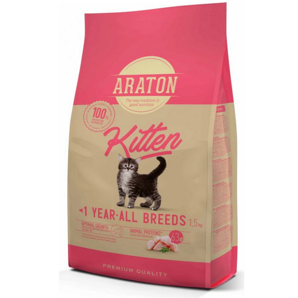 ARATON Cat Kitten granule pro koťata 1,5 kg